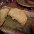 The inside of pudding like cuisine