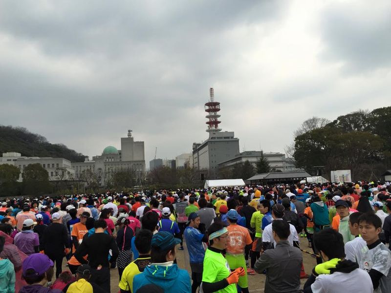 マラソンスタート風景