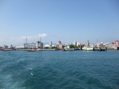 Imabari City from the sea
